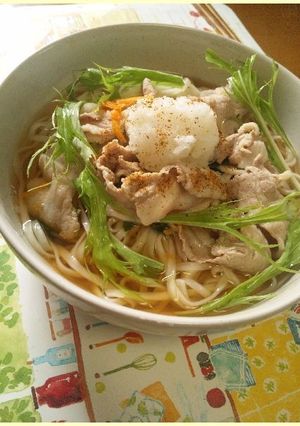 さっぱり☆おろし豚しゃぶうどん-レシピのメイン写真
