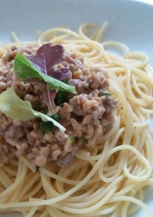 ☆塩麹の納豆冷パスタ☆-レシピのメイン写真