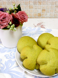 抹茶パン(甘納豆)-レシピのメイン写真
