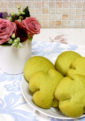 抹茶パン（甘納豆）-レシピのメイン写真