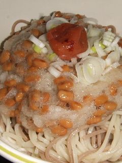 ?だけど、めちゃおいしい冷たい納豆そば?-レシピのメイン写真