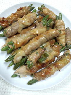 いんげんの肉巻き照り焼き~♪-レシピのメイン写真