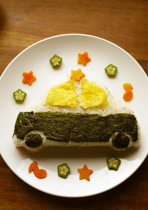 車大好き男の子に☆パトカーのちらし寿司-レシピのメイン写真