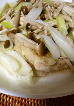 レンジで簡単！鶏のねぎ蒸し-レシピのメイン写真