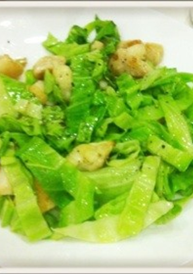 鶏皮とキャベツのスパイシー炒め☆-レシピのメイン写真