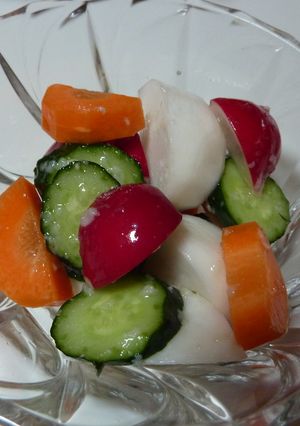 野菜のさっぱり塩麹甘酢和え-レシピのメイン写真