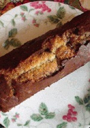 ホットケーキ粉で手間いらずのメープルマーブルケーキ-レシピのメイン写真