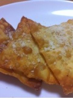 揚げワンタン皮-レシピのメイン写真