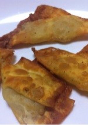 揚げワンタンのバナナ包み-レシピのメイン写真