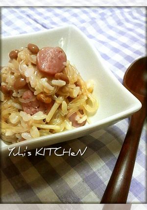 旨くて低カロの秘密は…♪納豆春雨リゾット-レシピのメイン写真