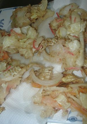 野菜のかき揚げ(紅ショウガ入り )-レシピのメイン写真