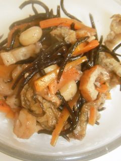 大豆とひじきの煮物-レシピのメイン写真