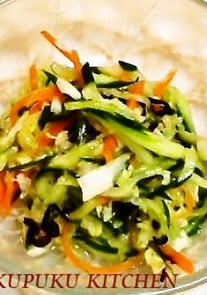 塩麹で野菜の浅漬け（きゅうりなど）-レシピのメイン写真