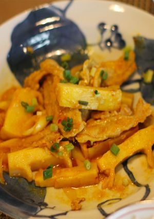 塩麹豚肉と筍のカレー炒め-レシピのメイン写真