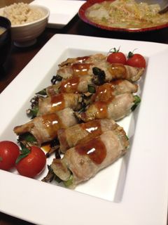 ジューシー☆舞茸とアスパラの肉巻き-レシピのメイン写真