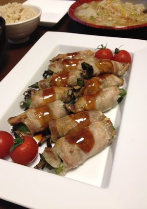ジューシー☆舞茸とアスパラの肉巻き-レシピのメイン写真