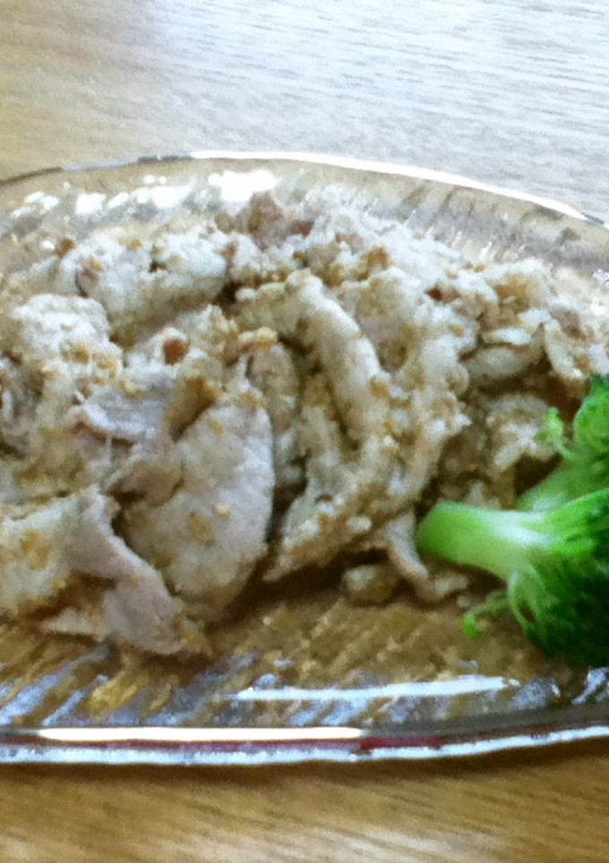 豚肉のごま生姜和え-レシピのメイン写真