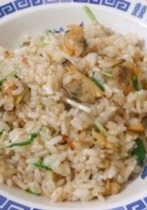 あさりと水菜の炒飯-レシピのメイン写真