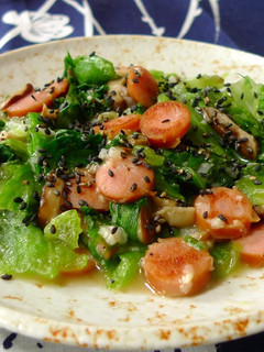 レタスとウインナーの甘麹オイスター炒め✿-レシピのメイン写真