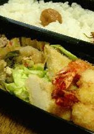 エビ＆イカフライ弁当-レシピのメイン写真
