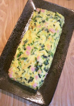 ほうれん草のスクランブルエッグ卵焼き-レシピのメイン写真