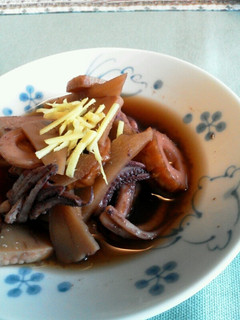 イカゲソと筍の煮物-レシピのメイン写真
