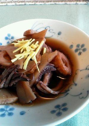 イカゲソと筍の煮物-レシピのメイン写真