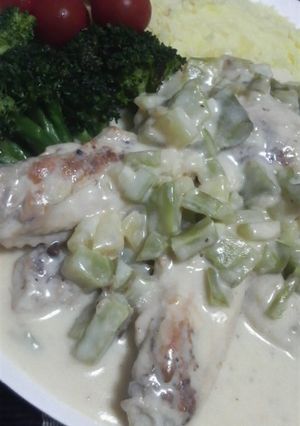 鶏肉とブロッコリーのホワイトソース-レシピのメイン写真