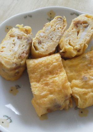 鶏そぼろマヨ☆玉子焼き-レシピのメイン写真