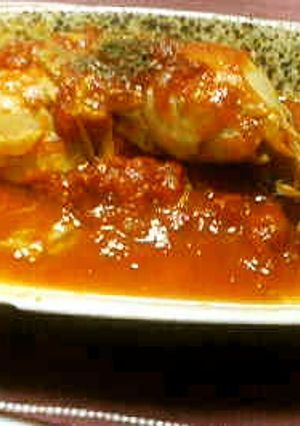 骨付きとりもも肉トマト煮-レシピのメイン写真