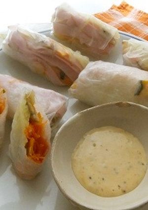 あったか野菜の生春巻き-レシピのメイン写真