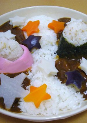 かまぼこ使って七夕カレー-レシピのメイン写真