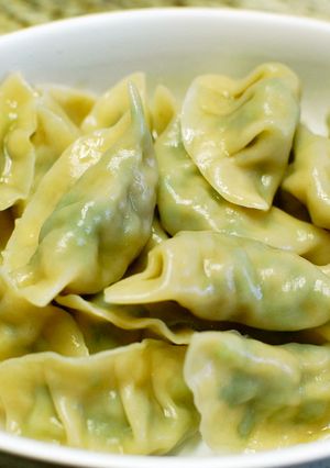 家の水餃（スイジャオ）ほうれん草えのき版-レシピのメイン写真