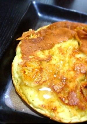 驚きのモチふわ！ココナッツホットケーキ-レシピのメイン写真