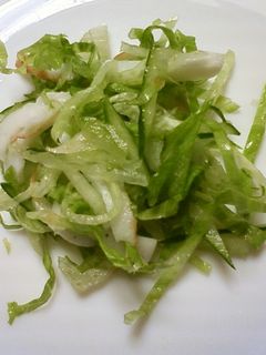 レタスのシャキシャキ千切りサラダ-レシピのメイン写真