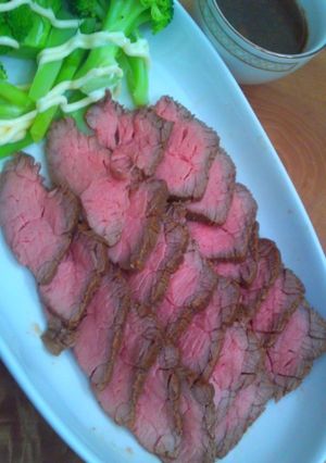 簡単☆美味☆和風味ローストビーフ☆-レシピのメイン写真