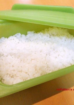 シリコンスチーマーで、簡単もっちり白ご飯-レシピのメイン写真
