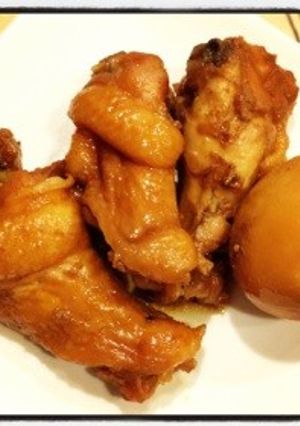 簡単☆炊飯器で手羽元の煮物＆煮卵-レシピのメイン写真