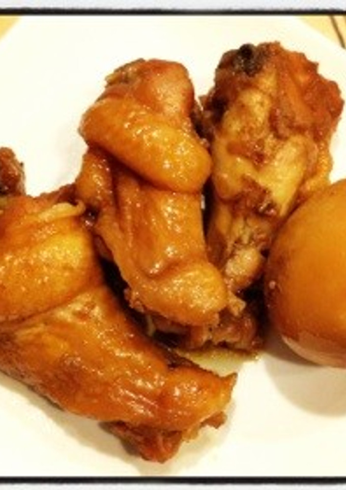 簡単☆炊飯器で手羽元の煮物＆煮卵-レシピのメイン写真