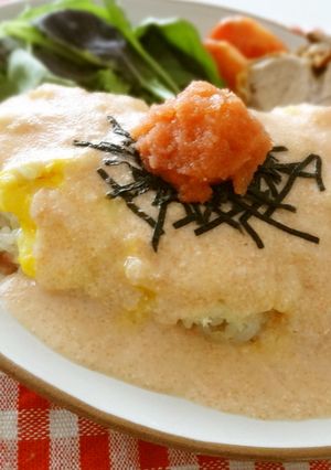 明太子クリームオムライス-レシピのメイン写真