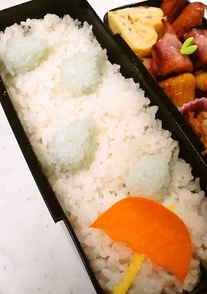 ♪簡単　雨の日弁当♪傘もった～？-レシピのメイン写真