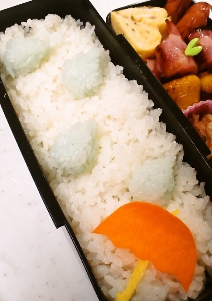 ♪簡単　雨の日弁当♪傘もった～？-レシピのメイン写真