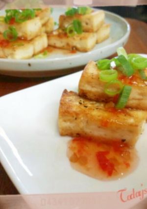 お手軽！ピリ辛お豆腐ステーキ-レシピのメイン写真