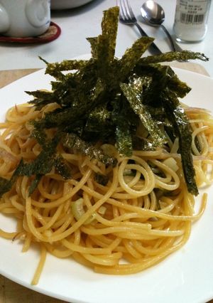 シンプル、めかぶのねばねばパスタ-レシピのメイン写真