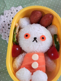 *キャラ弁*絵本のしろくまちゃん-レシピのメイン写真