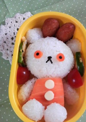 *キャラ弁*絵本のしろくまちゃん-レシピのメイン写真
