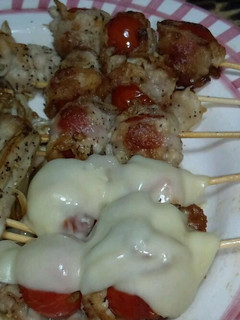 豚バラとプチトマトの串焼き(二種)-レシピのメイン写真