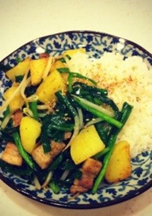 ニラ豚丼-レシピのメイン写真