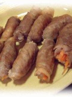 豚肉の野菜巻き~柚子胡椒風味~-レシピのメイン写真