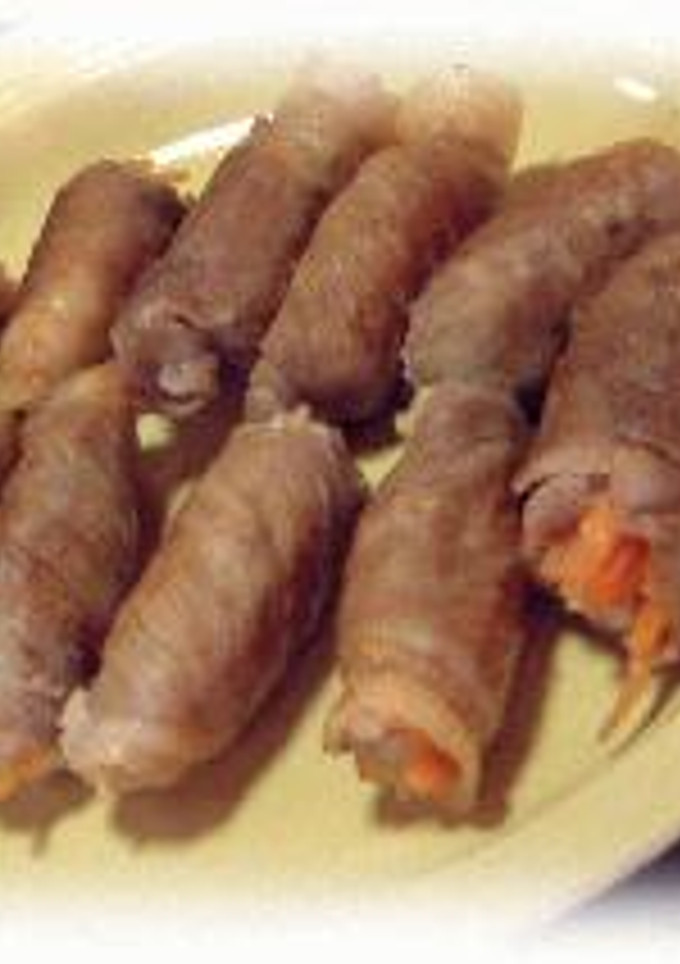 豚肉の野菜巻き～柚子胡椒風味～-レシピのメイン写真